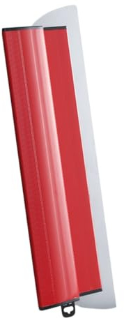 Kisangel Llana de Yeso Roja 40 Cm, Espátula Manual para Alisar Paredes y Paneles de Yeso, Herramienta Ligera y Portátil para Enlucido y Acabado en Construcción