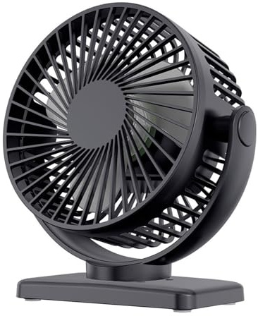Mekalero Ventilatore marino resistente da 10 W con forte base magnetica, design impermeabile, ideale per yacht, golf cart e camper, ventilatore ricaricabile tramite USB