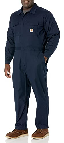 Carhartt Herren Rugged Flex Canvas Overall, Navy, 3X-Large Hoch