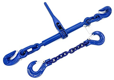 Cadena de Amarre (Clase 10, 2 Partes, 8 mm, 6 m), Color Azul