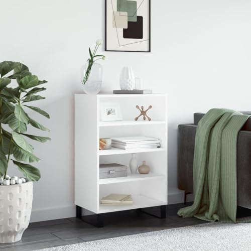 AUVYI Highboard Weiß 57x35x90 cm Holzwerkstoff Waschmaschinenschrank Apothekerschrank Küche Fernsehtisch Flurschrank Möbel Kleiderschränke Badschrank Aufbewahrungsschrank
