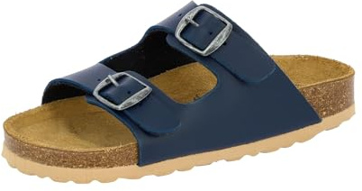 Lico Jungen Bioline Kids Pantoletten, Marine, 39 EU