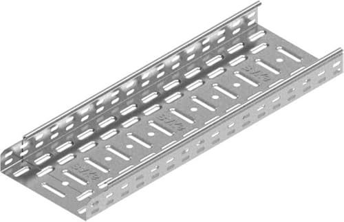 3,2m Kabelrinne 1600x300x60mm, Kabeltrasse, Kabelbahn mit integrierte Verbinder
