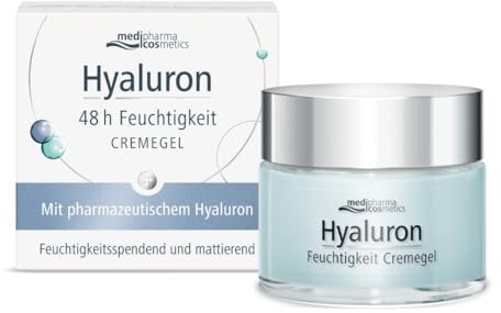 Hyaluron 48h Feuchtigkeit Cremegel I erfrischt die Haut I leicht & erfrischend I porenverfeinernd & mattierend