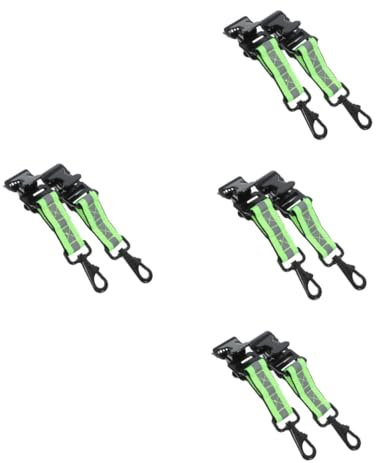 ULTECHNOVO 8stücke Handschuhhalter Für Feuerwehrleute Strapazierfähige Handschuhbefestigung Mit Doppelclip Und Karabinerhaken Für Sicherheitskräfte Und Bauarbeiter