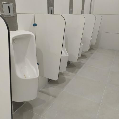 sjdoPulse Wand,Urinal,Bildschirm Toilettentrennwand, Öffentliche Toilette Männer Urinal Trennwand Extender Urinal Sichtschutz Urinal Trennwand, Schulen/Einkaufszentren Urinal Trennwand,One Color,2Pcs