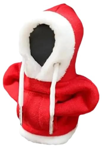 Schalthebel-Abdeckung – weihnachtlicher Schaltknauf-Hoodie, Schalthebel-Schutz | Schalthebelabdeckung, universelles manuelles Weihnachts-Auto-Schaltmützen-Bekleidungsset, Weihnachts-Auto-Schaltkappen-