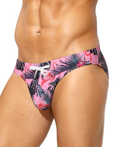 Casey Kevin Costume Piscina Uomo Slip da Bagno con Stampa Costumi da Bagno Uomo ad Asciugatura Rapida per Nuoto, Mare, Spiaggia, Piscina