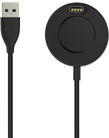 Astorgos Charger Cable Compatible with Garmin Watch, USB A Charging Dock | Compatible with Vivoactive 6/5, Fenix 8/7/6/5, Forerunner 970/570/265, Instinct 3/2/1, Venu 4/3s, 1M Watch Charging Cable