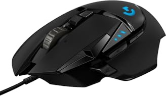 logitech G G502 HERO LIGHTSYNC 25.600 DPI Mouse da gioco cablato ad alte prestazioni - nero