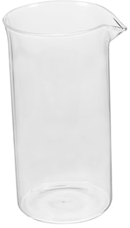 iplusmile Bécher En Verre 350 Ml Pour Cafetière à Piston 6 Tasses, Accessoire De Remplacement Léger Et Fonctionnel, Bec Verseur Pour Infusion Café Et Thé, Usage Domestique
