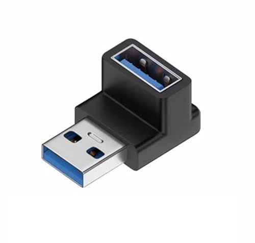 Adaptateur USB C mâle vers femelle coudé à 90 degrés Connecteur en alliage pour ordinateur portable Charge de transfert de données Large compatibilité Type C Plug