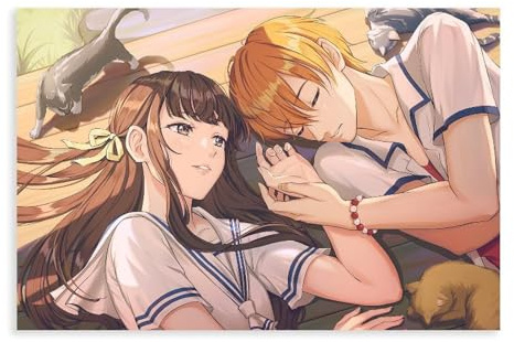 Fruits Basket Anime 15 Canvas Poster Bedroom Decor Landscape Office Room Decor Gift 12x18inch(30x45cm)