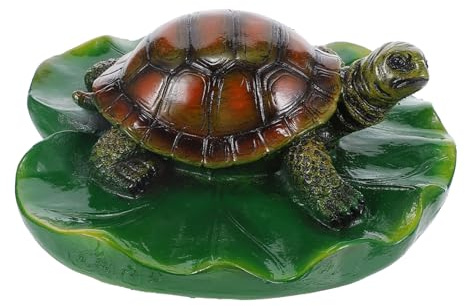 GARIOUANS Décoration Étang Tortue Flottante Résine Ornement Réaliste pour Bassin Jardin Accessoire pour Décoration Aquatique Extérieure