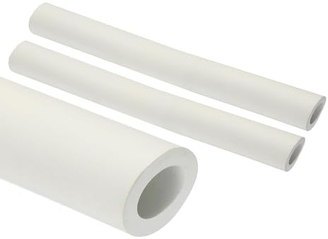 2.0m Schaumstoff-Rohre Rohrisolierung Isolierschlauch Flexibel Thermo-Isolierung Rohr Schaumstoffschlauch Für Gartentrampolin Heizungsrohr Wasserrohr Außen Ausrüstung(Weiß,ID18mm(0.7))