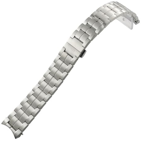 TLCBAZCF 22 mm massives Edelstahlarmband, kompatibel mit Tissot 1853 T086407A T086-Serie, silbernes Roségold-Metallarmband(Silver,M)