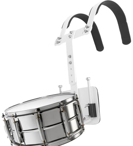 Hemobllo Verstellbarer Snare Drum Carrier Aus Aluminiumlegierung Mit Schultergurt Tragbarer Marschtrommel Rückrahmen Für Schlagzeug Zubehör Einfach Zu Montieren Und Leicht Zu Transportieren
