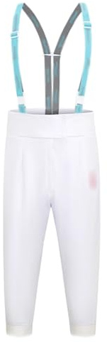 WANGCEPLSD Pantaloni da Scherma 450N, Leggera per Equipaggiamento Scherma, Regolabili, Resistenti allo Strappo, Adatti per L'allenamento a Tutte Le età, per Destrimani(38)