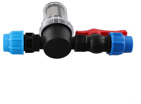 babominimer Filtre d'irrigation goutte à goutte pour tube en plastique de 20/25/32 mm avec connecteur rapide, maille en acier inoxydable 80, pour un nettoyage facile, compatible avec les systèmes