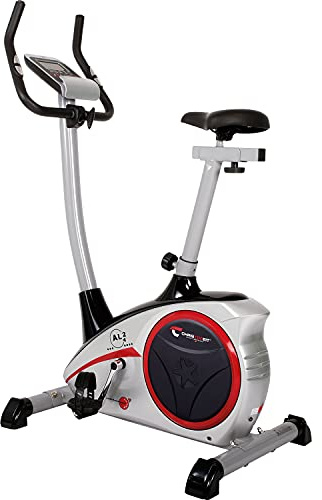 Christopeit Heimtrainer Fahrrad Ergometer AL 2 / AL 2 S bis 150kg, 24 Widerstandsstufen, 9kg Magnet-Bremssystem, leise, Soft-Touch-Computer