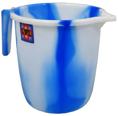 Blue Tie Dye Design 1.5 Litre Plastic Reusable Water Jug Kitchen Picnic