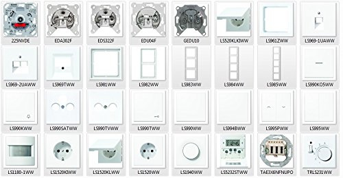 Jung LS-Design Alpinweiß, Schalter & Steckdosen - Set Auswahl