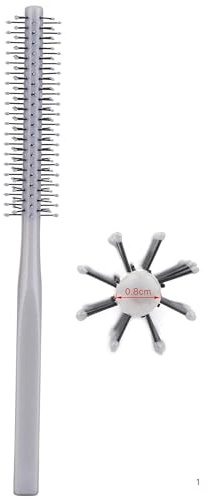 Kleine Nylonborsten-Rundbürste, Rundbürste, Toupierbürste, Lockenbürste, Durchmesser: 2,54 cm (1 Bürste)