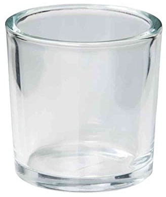 INNA-Glas Kerzenglas Levin, Zylinder - rund, klar, 14cm, Ø 14cm | Kerzenhalter - Windlichtglas