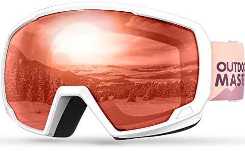 OutdoorMaster skidglasögon för barn, snowboardglasögon – snöglasögon för ungdom – gloria
