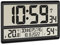 TFA Dostmann XL Horloge numérique, 60.4520.01, avec température et humidité, Jour de la Semaine également en français (8 Langues), Horloge radiopilotée, Bien lisible, Grande, Noire