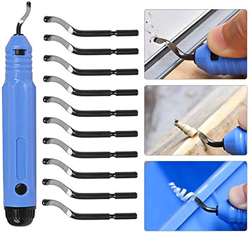 EKSED Metal Deburring Tool Kit Deburring Cutters Set Burr Remover Hand Tool for Wood Plastic Aluminum pper and Steel