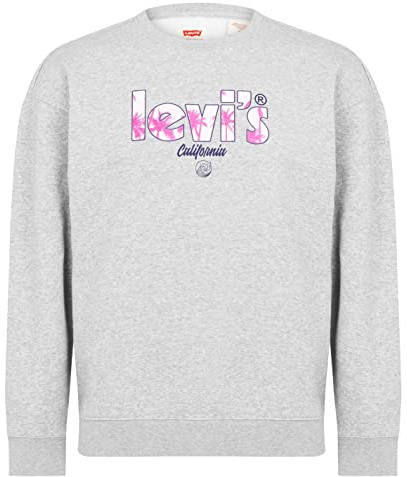 Levi'S Sudadera con Capucha The Original Hm para Hombre, Mid Tono Grey Heathe, L