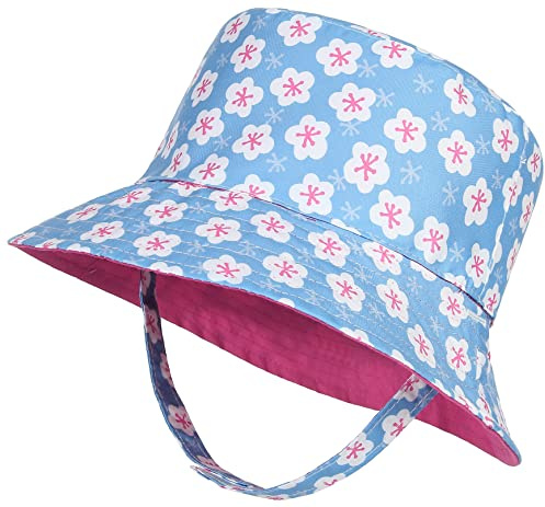 GEMVIE Gorra de Pescador Gorra de bebé Anti - Ultravioleta al Aire Libre Bob Gorra de Sol Playa de Verano Protector Solar Doble Cara