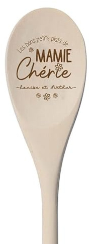 Ma Fabrique Perso - Cuillère De Cuisine En Bois - Mamie - Personnalisable