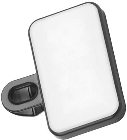 Homoyoyo Led Clip Light for Video Streaming Brightness Color Portable Camera Light for Online Education Conferencing Gentle Lighting for Phones Laptops