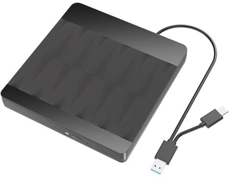 MZZYG Lettore Dvd Tipo C USB 3.0 Slim Dvd RW Esterno Masterizzatore CD Masterizzatore Lettore Lettore CD-Rom Lettore CD-Rom for PC Portatile Masterizzatore Dvd(A)