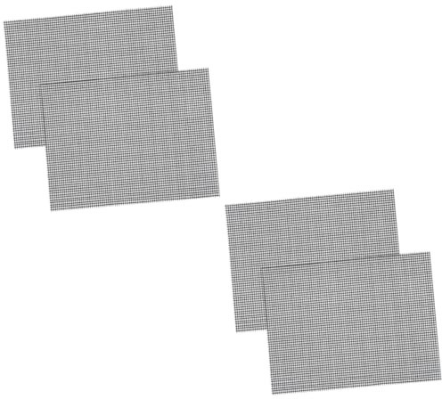 MAGICLULU 2 Sätze Grill Netz Matte Grillgitter Grillpads Grillnetz Bbq-gittermatte Mesh-grillmatten Barbecue-grillauflage Grillzubehör Grillmatten Aus Mesh Glasfaser 2 Stück * 2