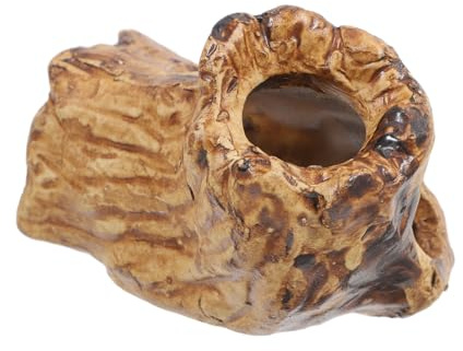 Yardwe Cachettes Naturelles Et Esthétiques en Céramique pour Crevettes Aquarium Grotte pour Poissons Betta Cachette pour Reptiles