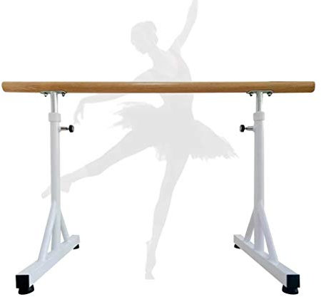 Tanzstange, Ballettstange, Studio-Ballettstange, höhenverstellbar, mobil, tragbar für Zuhause, Tanz-Fitness für Kinder, Erwachsene, Ballettstange
