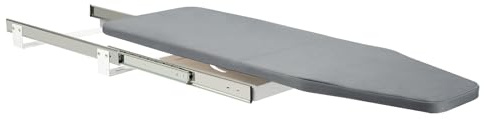 Ausziehbares Bügelbrett 180° Drehung Faltbares, Klappbar Bügelbretter, Tischbügelbrett, Kompakte Faltbare Bügelbrett für Schublade, Garderobe, Klappmaß 42.5x14.5 cm