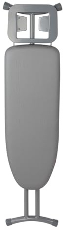 Tabla Planchar Ajustable con 8 Alturas, Mesa de Planchar Plegable Estándar con Reposa Plancha, Mesa de Planchado Compacta, Gris