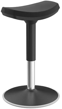 Sadelpall Med Hjul, Ergonomisk Sadelpall, Justerbar Kontorsstol, For Köksritning, Kontor, Salongmassage(Color1,56-82cm)