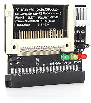 Yinhing CF Till IDE-adapter 40-stifts Kvinnlig Gränssnittsomvandlarmodul Kompatibel med Compact Flash-kort för IDE-hårddiskar Låg Strömförbrukning och Snabb Läsning