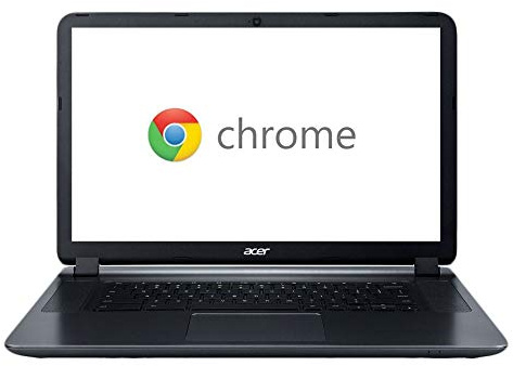 2018 acer CB3-532 Chromebook HD 15,6 avec Wi-Fi 3 fois plus rapide, Intel Dual-Core Celeron N3060 jusqu'à 2,48 GHz, 2 Go de RAM, 16 Go SSD, HDMI, USB 3.0, webcam, batterie de 12 heures, chrome
