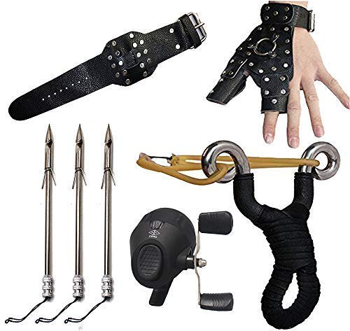 Obert Neu Jagd-Katapult Schießen Angeln Schleuder Steinschleuder Zwille & Rostfreier Stahl Pfeil & Gummiband