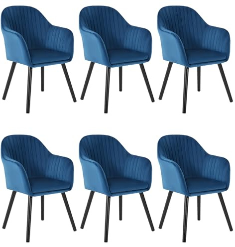 WOLTU Esszimmerstühle 6er Set, Küchenstühle gepolstert