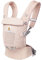 Ergobaby Adapt Babytrage für Neugeborene ab Geburt, 3-Positionen SoftFlex Mesh Ergonomische Babybauchtrage Rückentrage Baby-Tragetasche, Pink Quartz