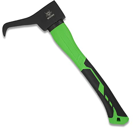 WICING Sappie 38 cm – Sappie aus geschmiedetem Stahl, mit rutschfestem und stoßdämpfendem Griff – Werkzeug zum Anheben und Bewegen von Holz und Brennholz