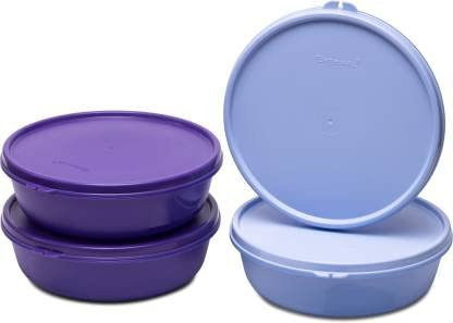 Tupperware Multiuso Frigorifero SS Bowl Plastica Frigorifero Contenitore 1L Confezione da 4 Multicolore