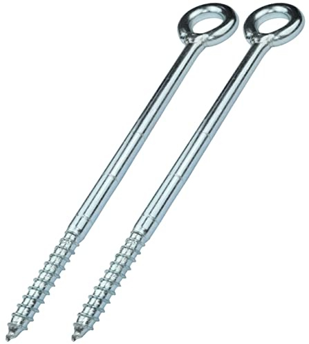 AERZETIX C58290 Satz von 2 Ösenschraube/schraubhaken mit ösenring Ø12x230 mm